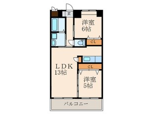 リ－ド大手町の物件間取画像